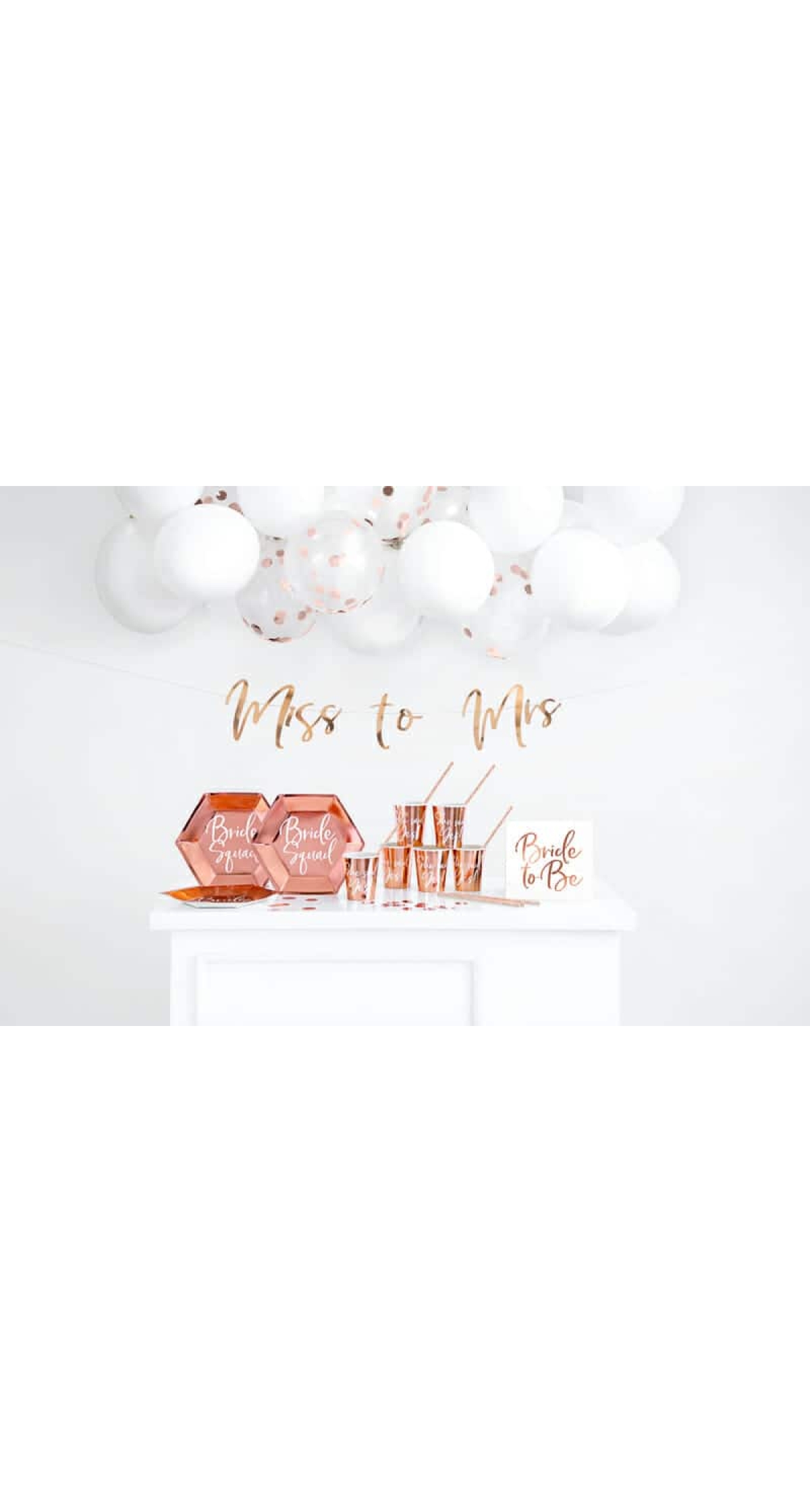 Hens Party Decorations Set - Bachelorette Party, Rose Gold (1 pkt / 60 pc.)