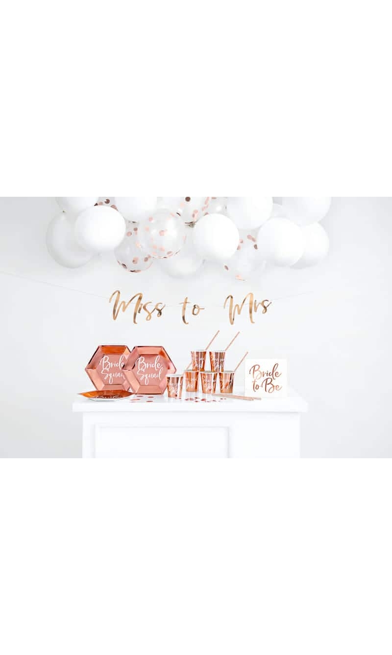 Hens Party Decorations Set - Bachelorette Party, Rose Gold (1 pkt / 60 pc.)