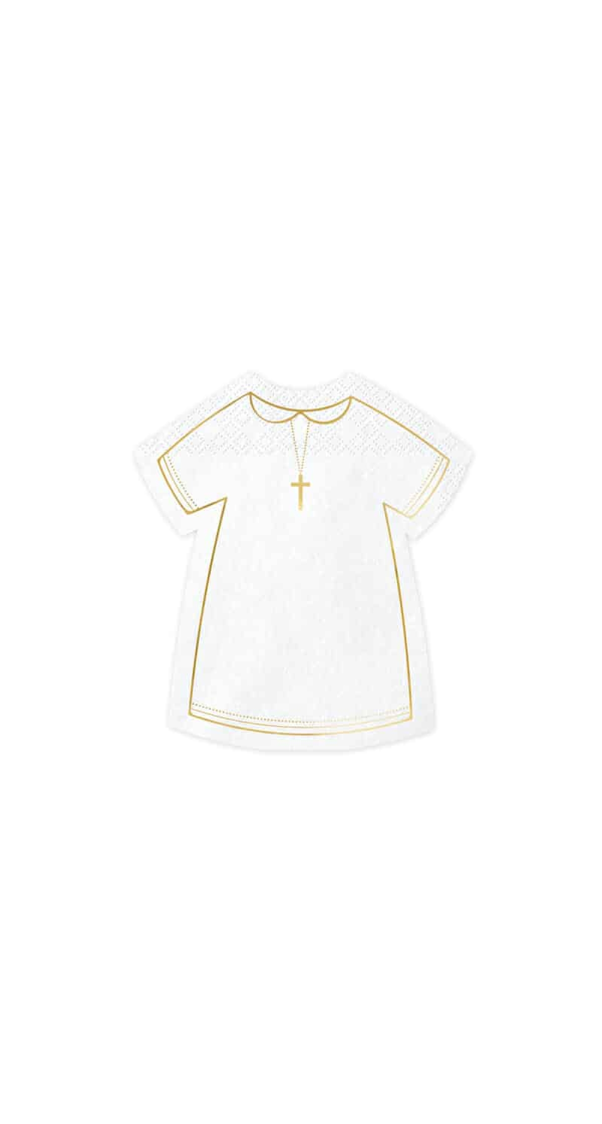 Napkins Communion Alb, 14x16cm (1 pkt / 20 pc.)