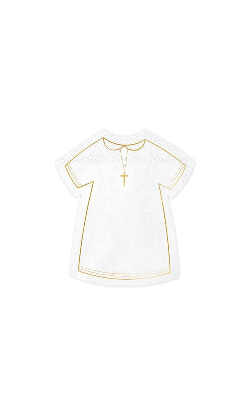 Napkins Communion Alb, 14x16cm (1 pkt / 20 pc.)