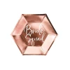 Plates Bride Squad, Rose Gold, 23cm (1 pkt / 6 pc.)