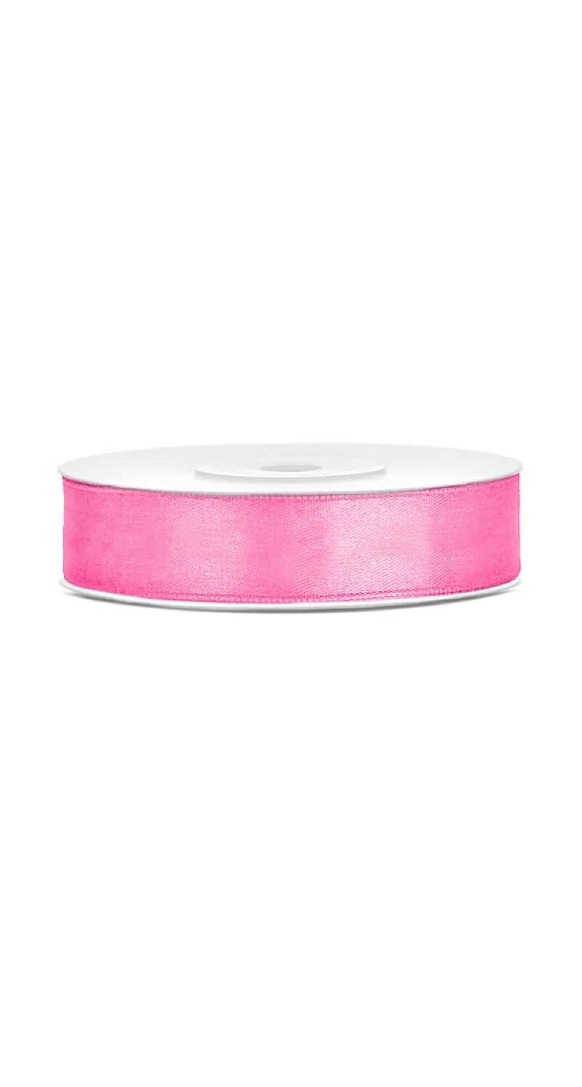 Satin Ribbon, Pink, 12mm (Sold Per Metre)
