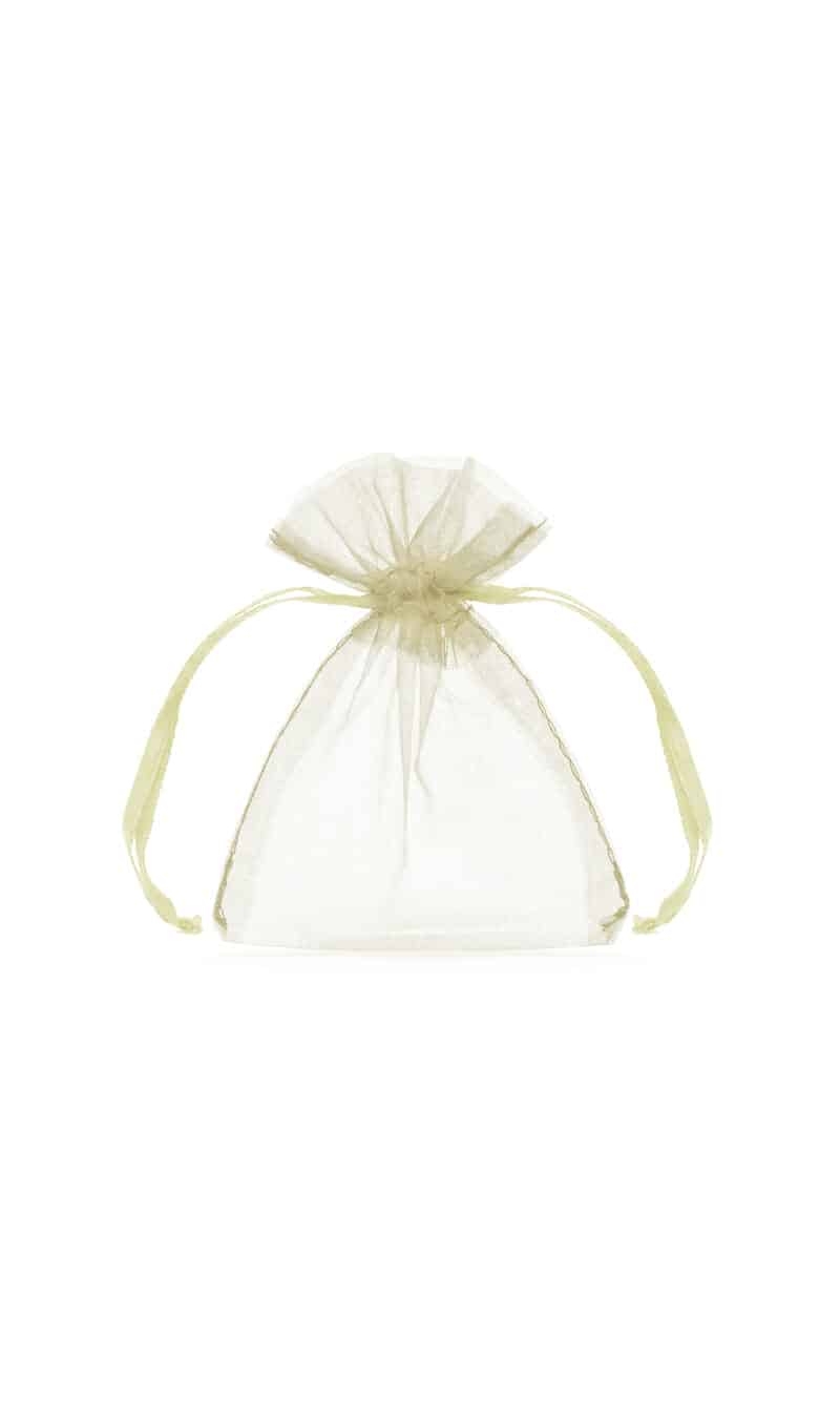 Organza Pouches, Cream, 10cm (1 pkt / 10 pc.)
