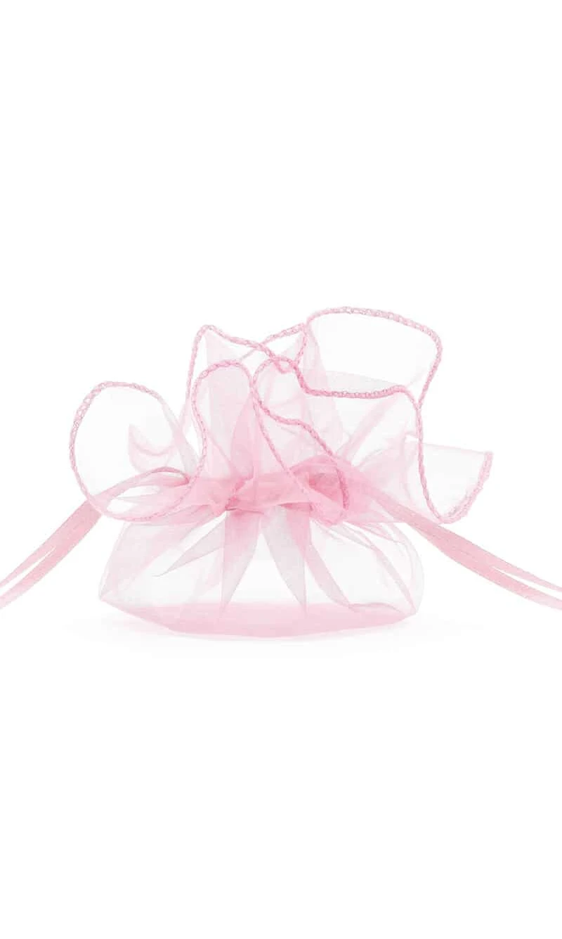 Organza Pouches, Pink, 25cm (1 pkt / 10 pc.)