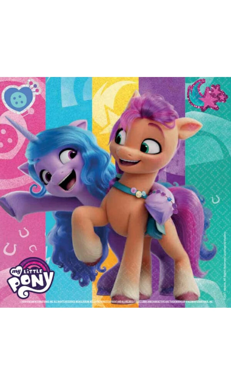 My Little Pony Napkins 33 x 33cm - 16pk