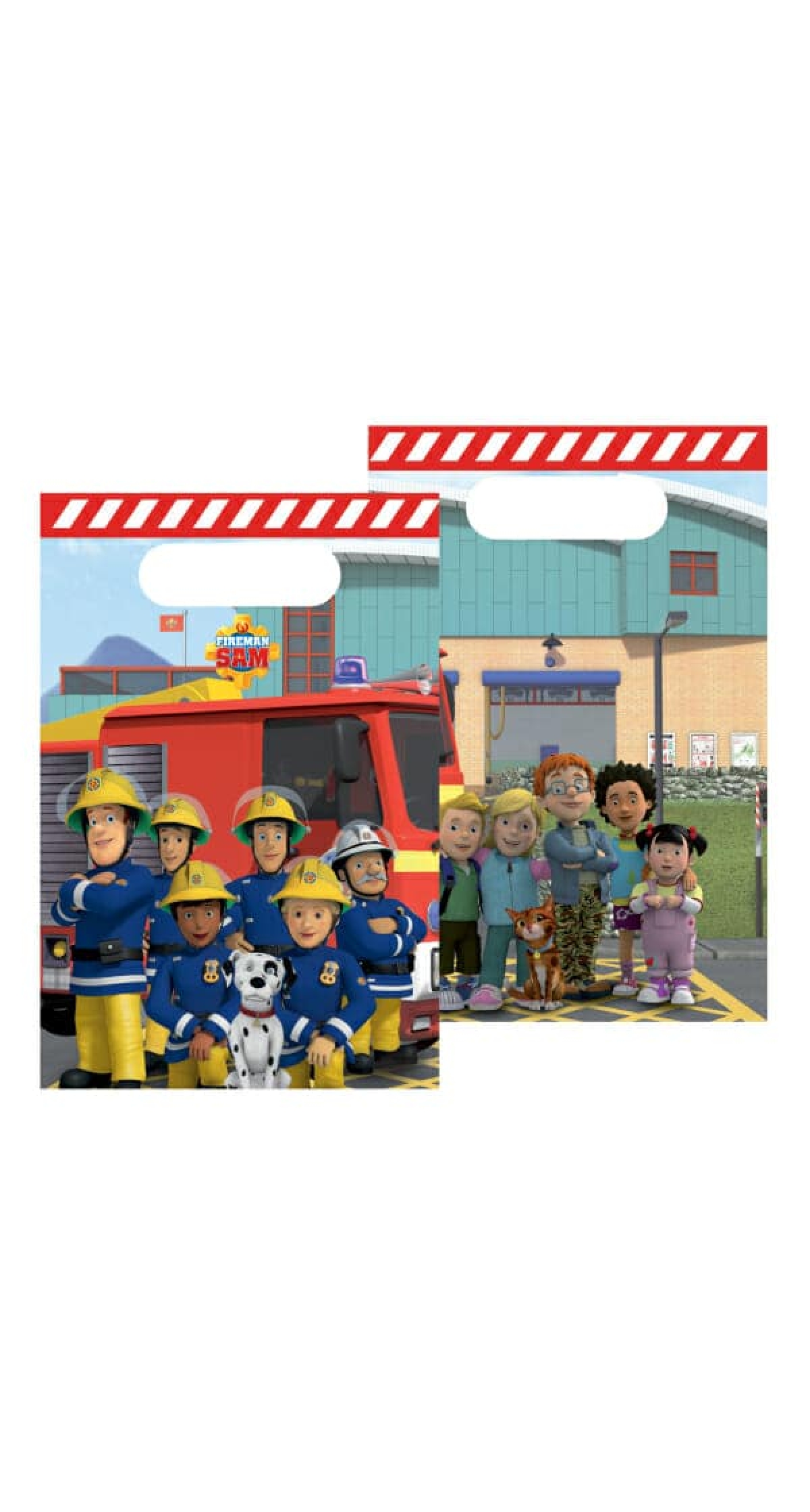 Fireman Sam Paper Party Bags 15.8cm x 23.6cm - 8pk