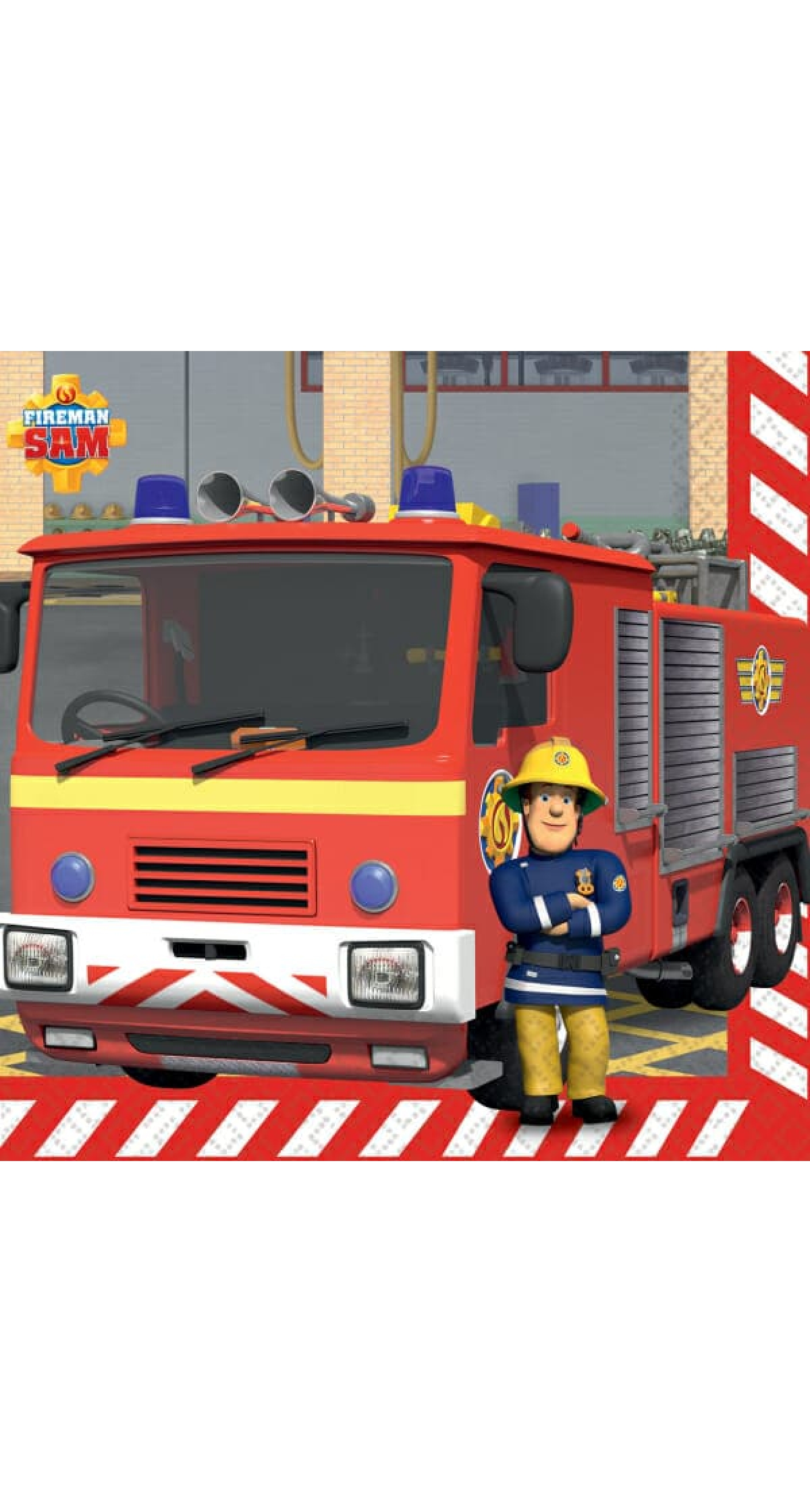 16 Napkins Fireman Sam 33 x 33 cm