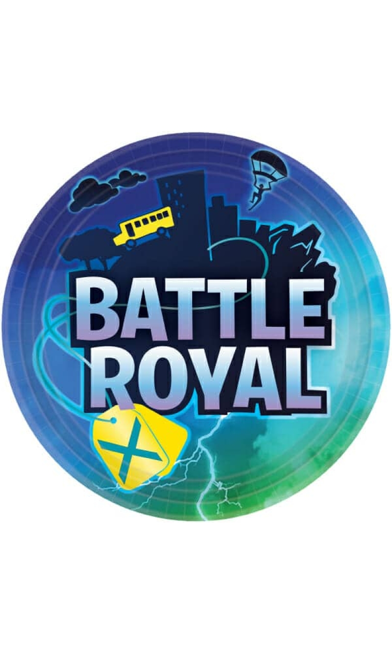 Fortnite Battle Royal Paper Plates 22.8cm - 8pk