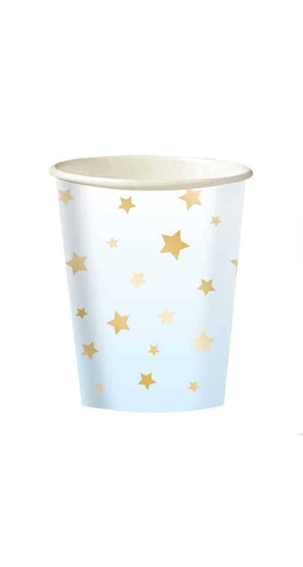1st Birthday Blue Ombre Paper Cups 250ml - 8pk