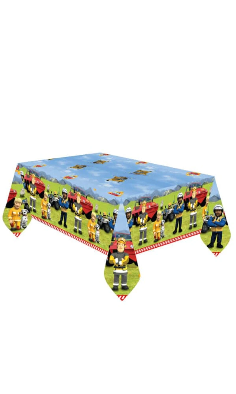 Fireman Sam Tablecover - 120 x 180cm