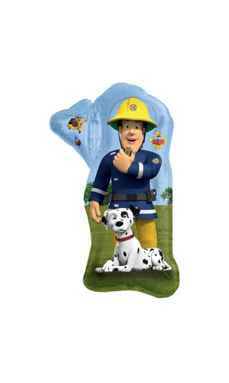 Fireman Sam Supershape Foil Balloon - 55cm x 83cm