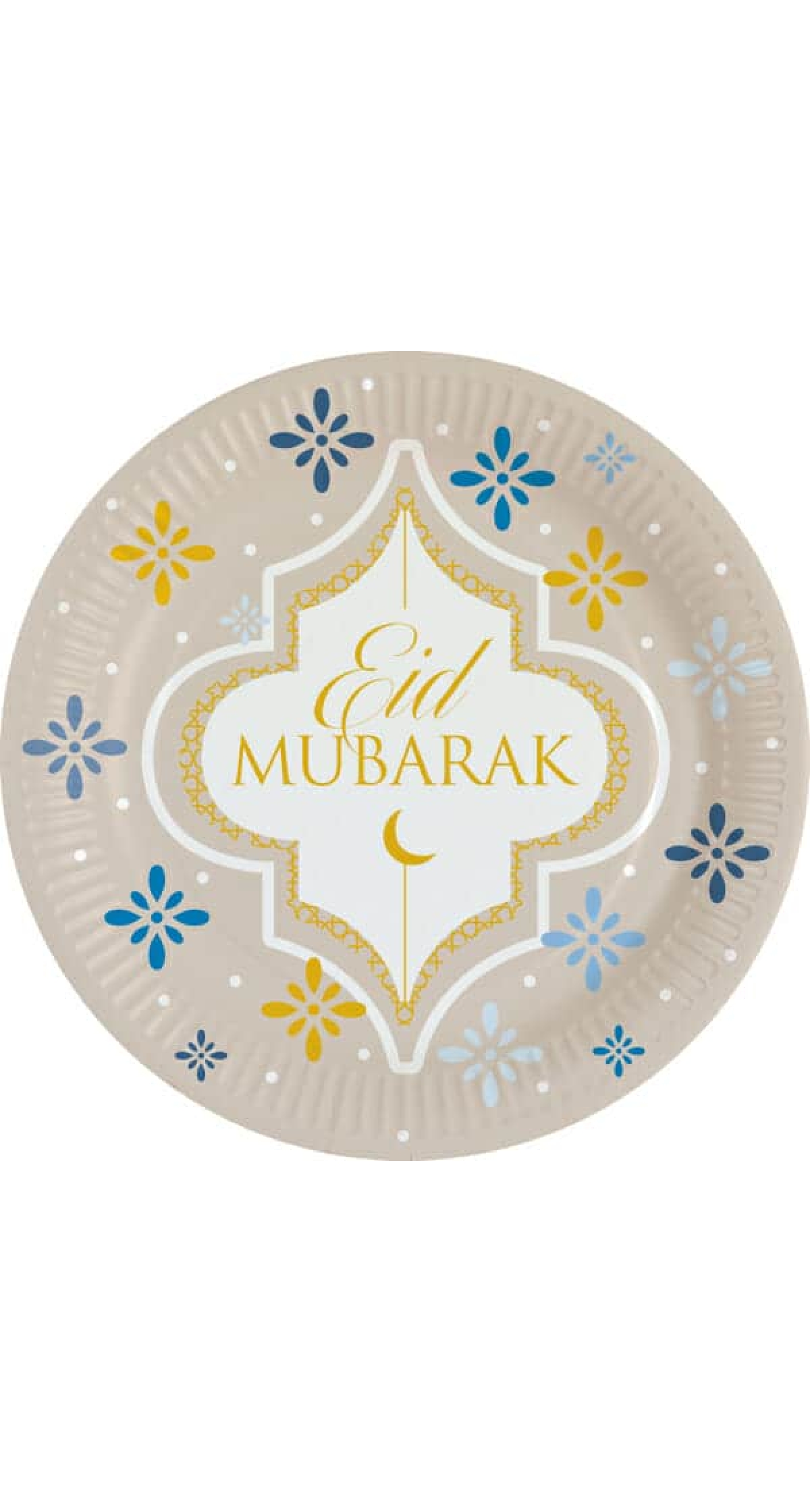 Eid Ramadan Round Plattes - 23cm