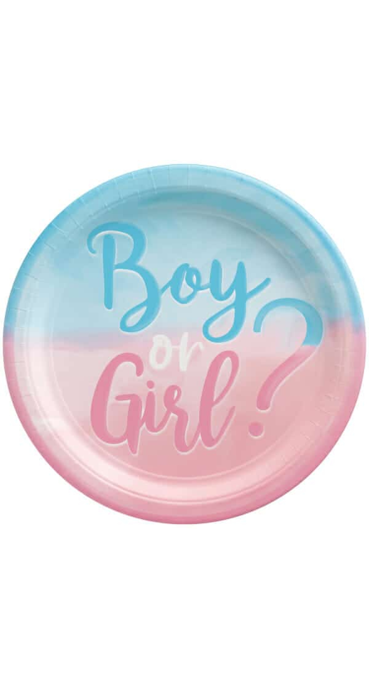 The Big Reveal Paper Plates 22.8cm - 8pk