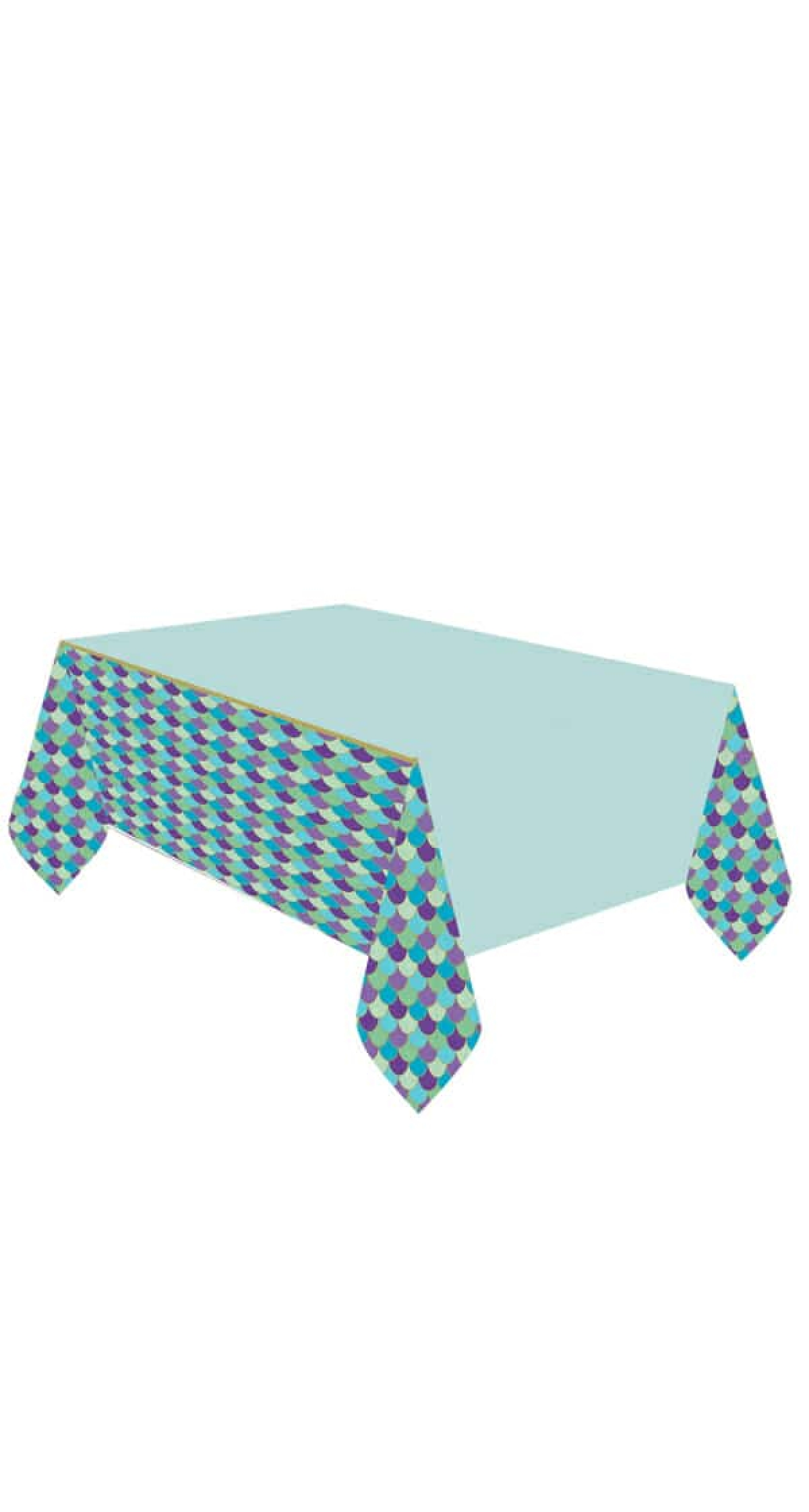 Mermaid Wishes Paper Tablecover - 120 x 180cm