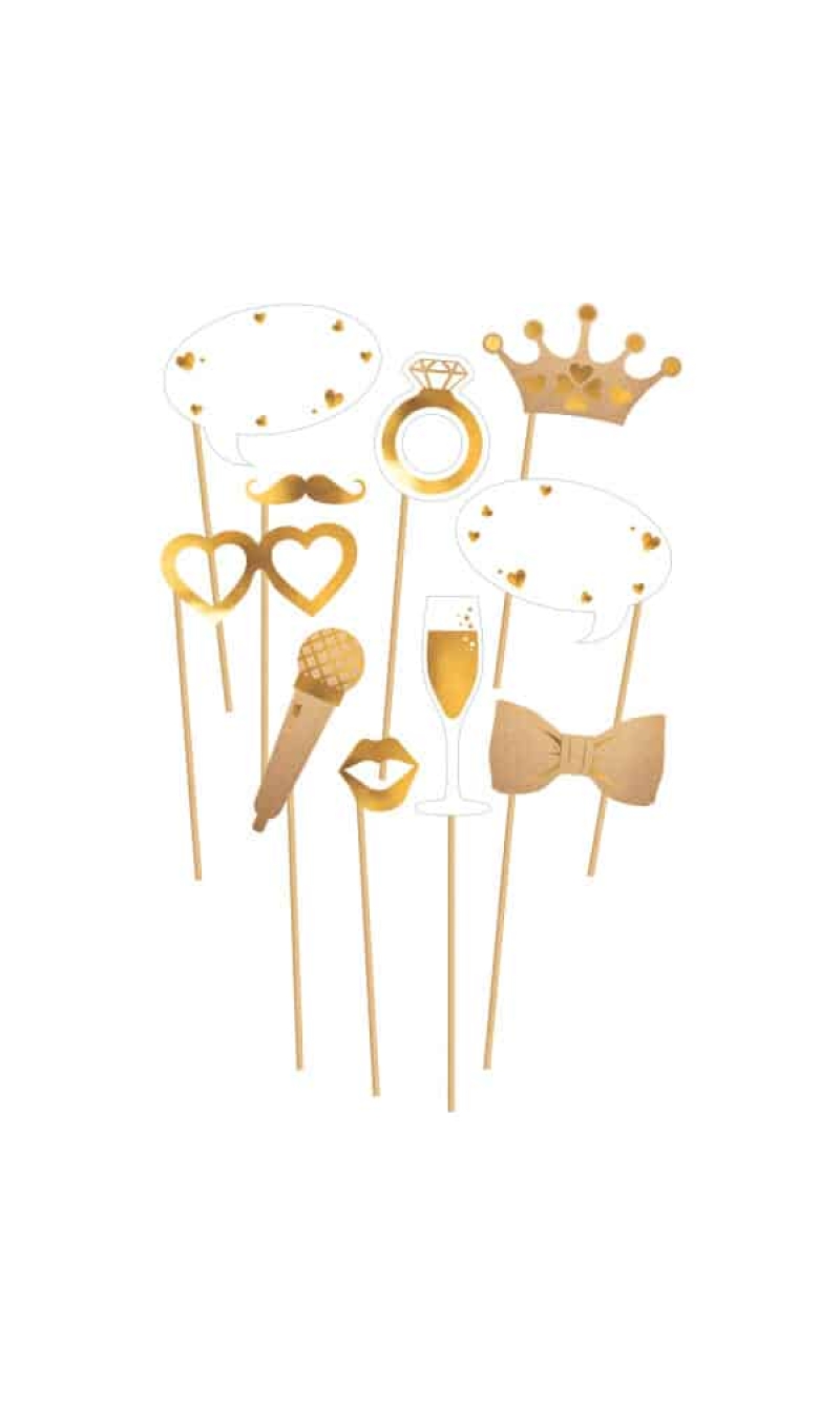 Classy Photo Booth Kit - 10pk