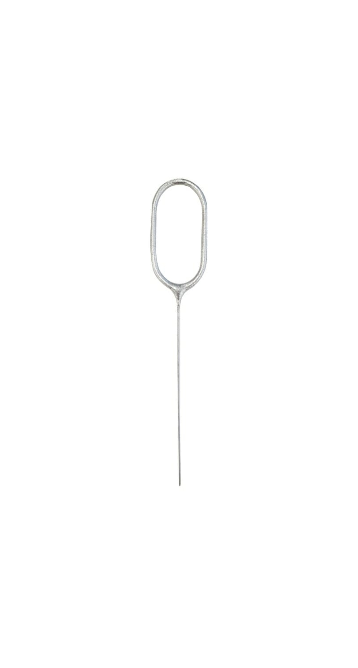 Birthday Silver Glitz Sparkler 17.8cm - Number 0