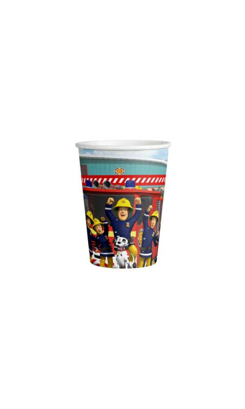 Fireman Sam Cups 250ml - 8pk
