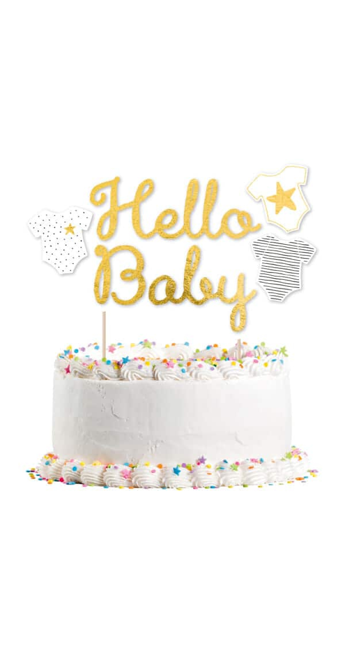 Hello Baby Cake Topper