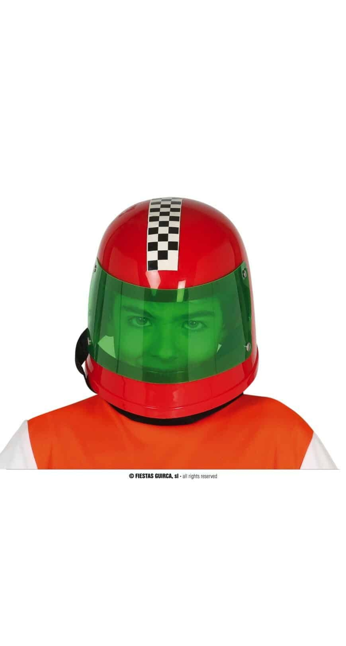F1 Driver / Racer Red Helmet - Child One Size