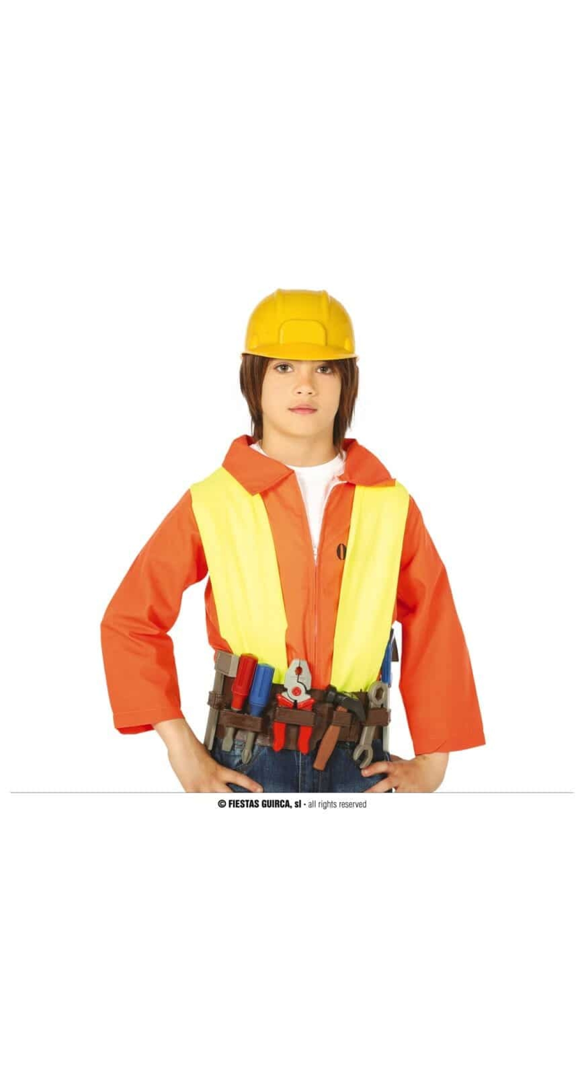 Construction Tool Belt With Helmet