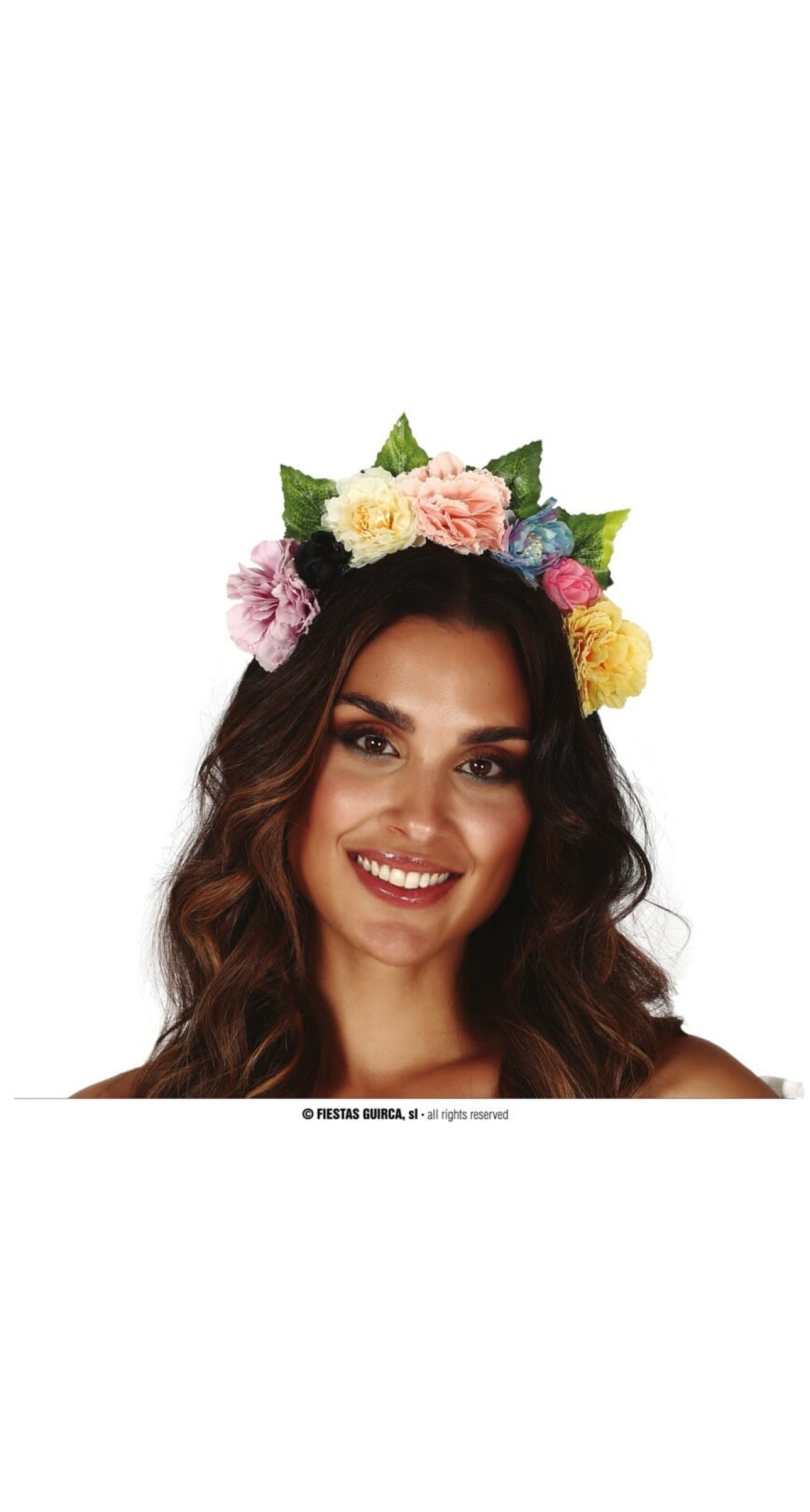 Multicolored Flowers Headband