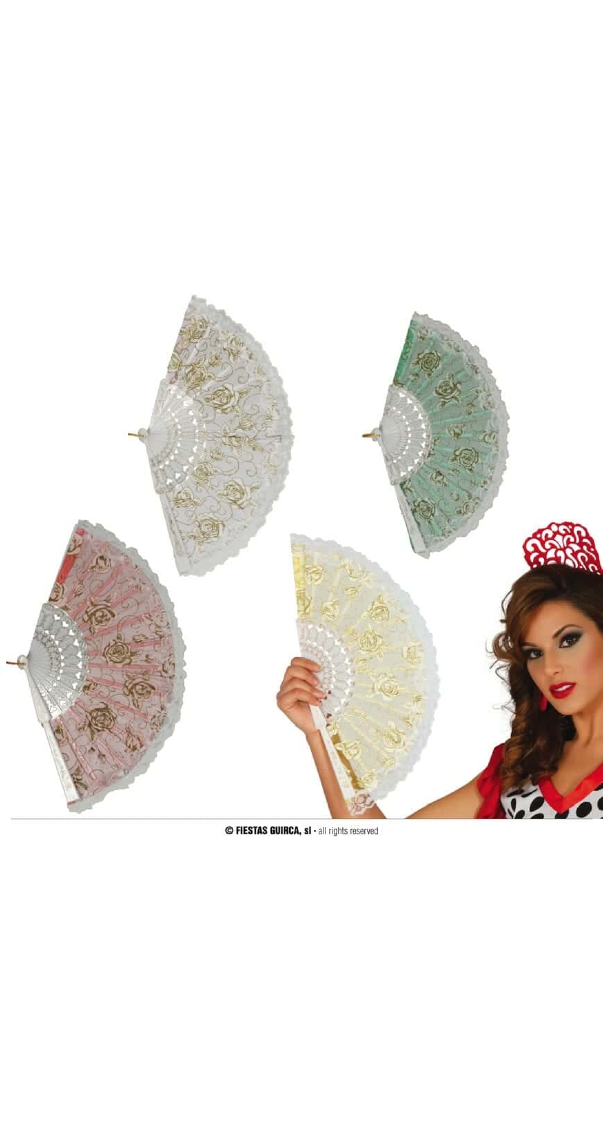 Assorted Fans 23cm