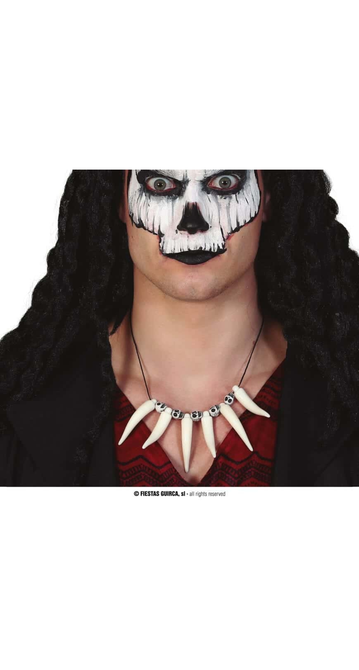 Caveman Necklace With Teeth