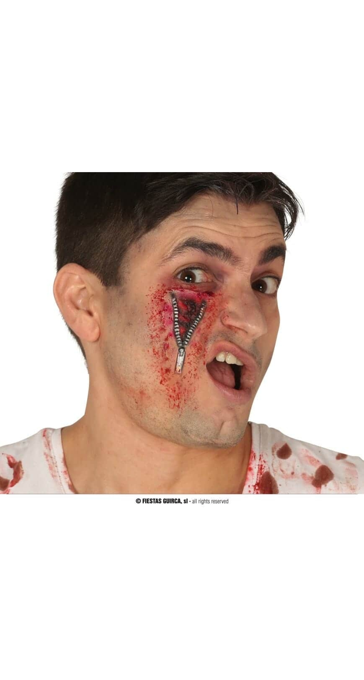 Eye Zipper Scar With Latex Adhesive Tape