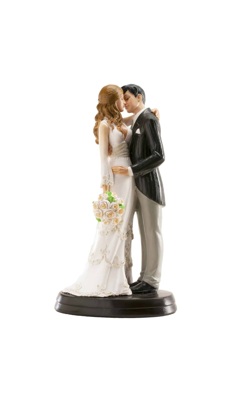 Wedding Couple Maria & Juan Cake Topper - 18cm