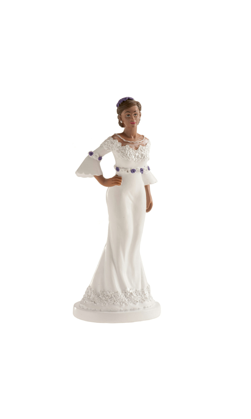 Wedding Woman Glamour Cake Topper - 16cm