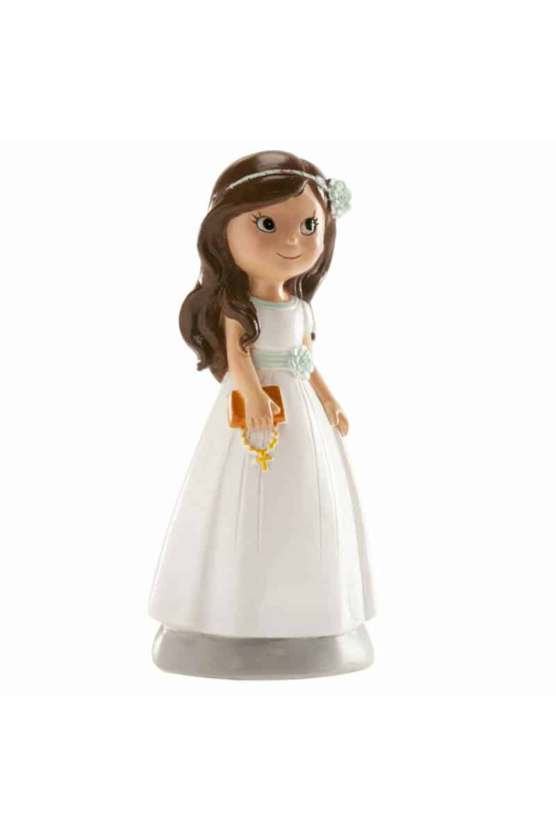 Communion Girl Cake Topper Elena - 13cm