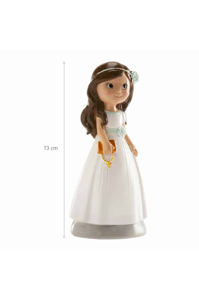Communion Girl Cake Topper Elena - 13cm