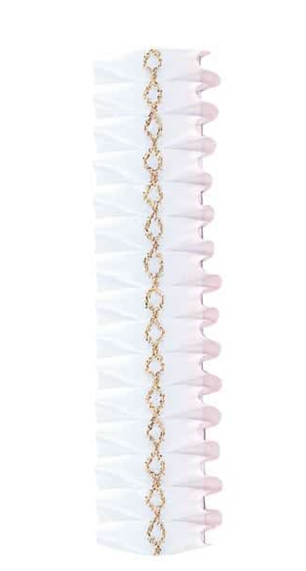 Cake Ribbon White (H 5.5cm) - Price Per Meter