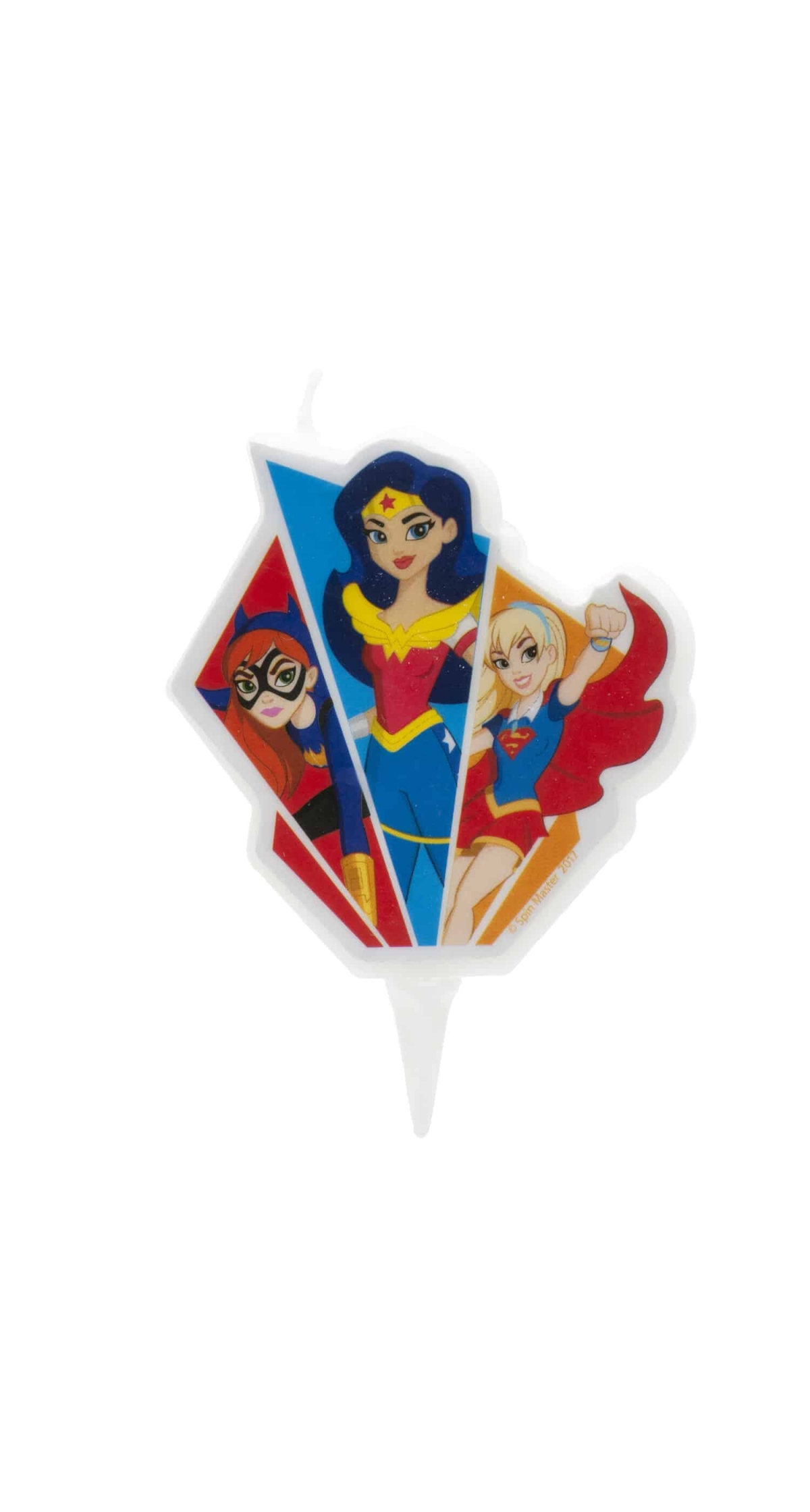 DC Super Hero Girls 2D Birthday Candle - 7.5cm