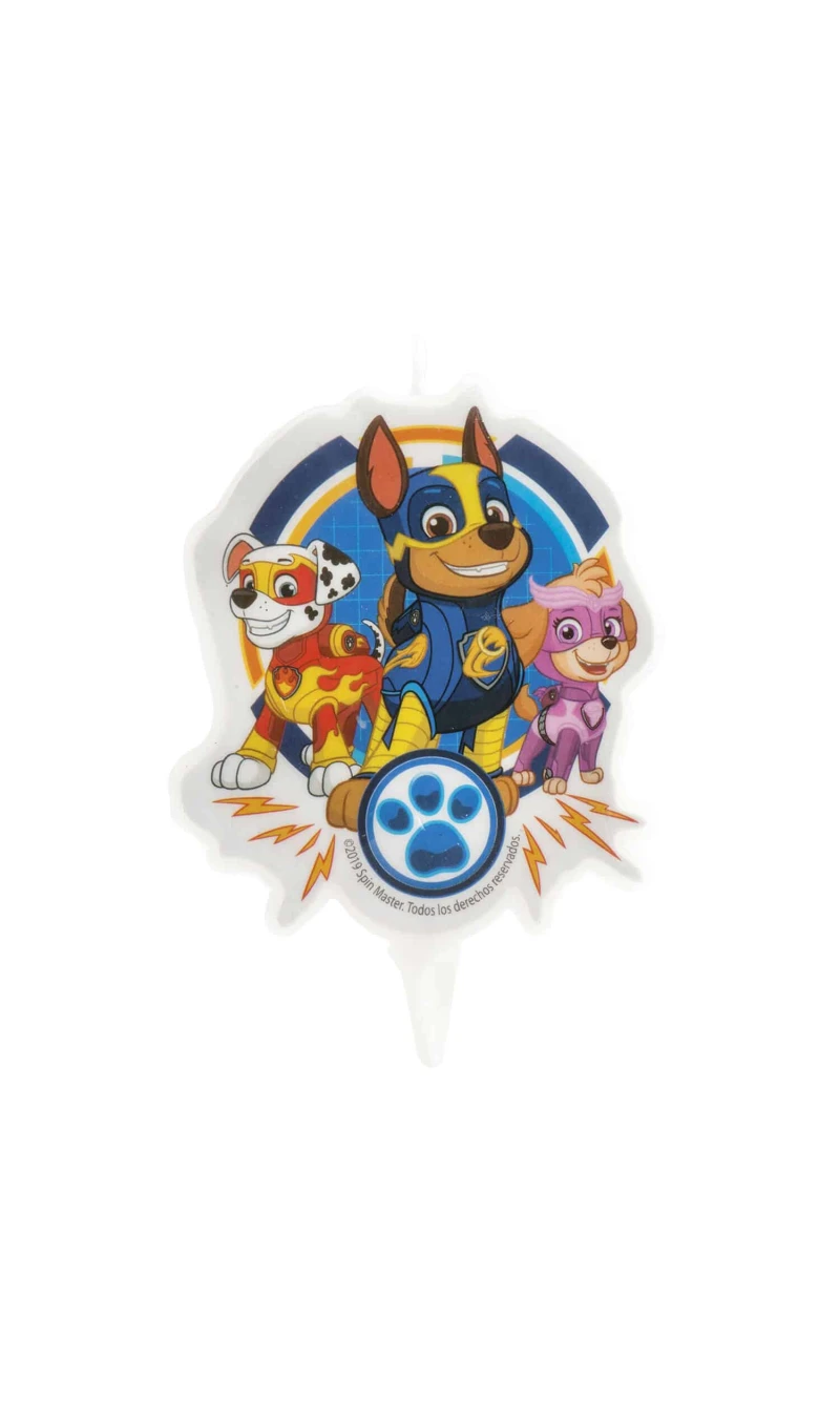 Paw Patrol 2D Birthday Candle - 7.5cm