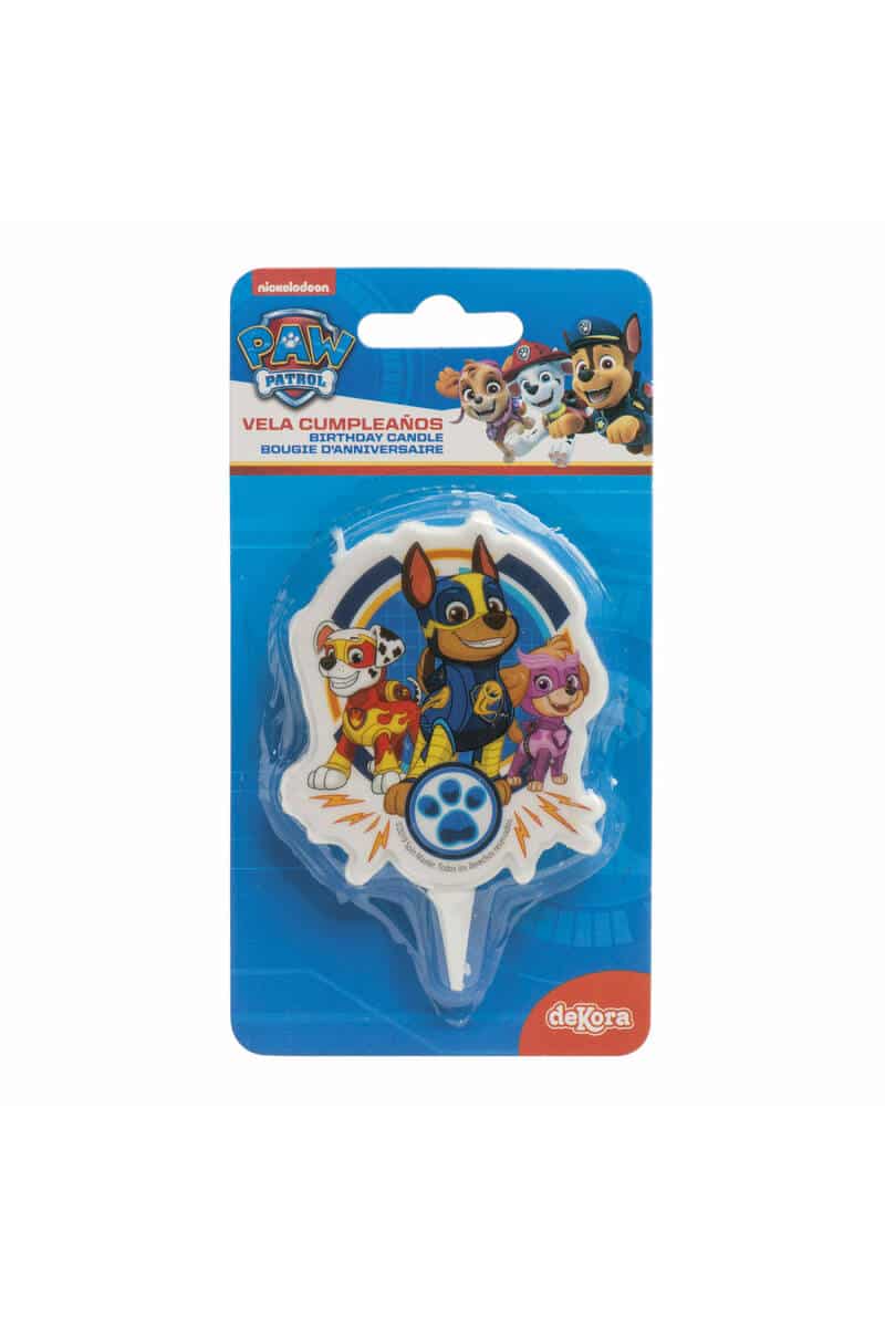 Paw Patrol 2D Birthday Candle - 7.5cm