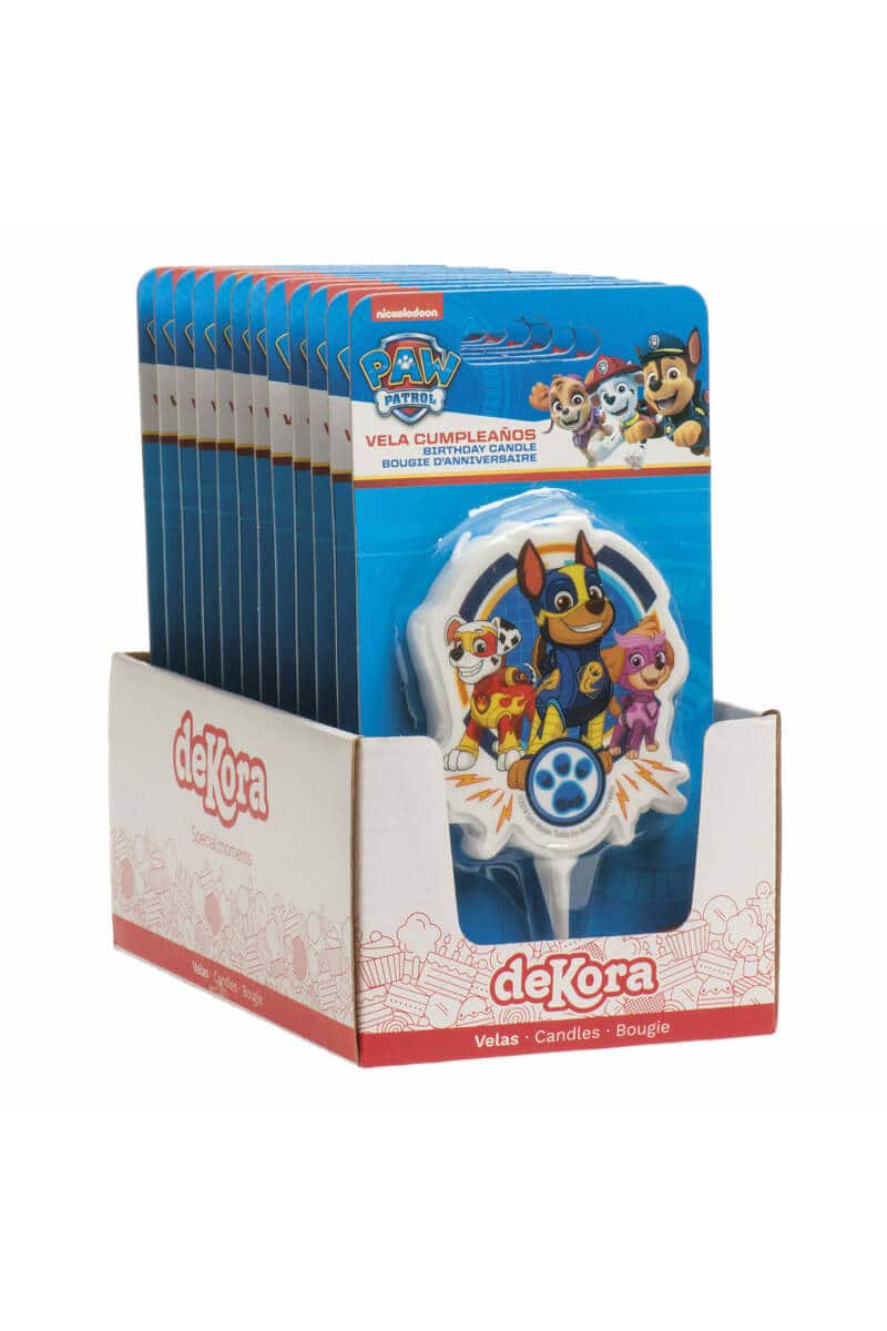 Paw Patrol 2D Birthday Candle - 7.5cm