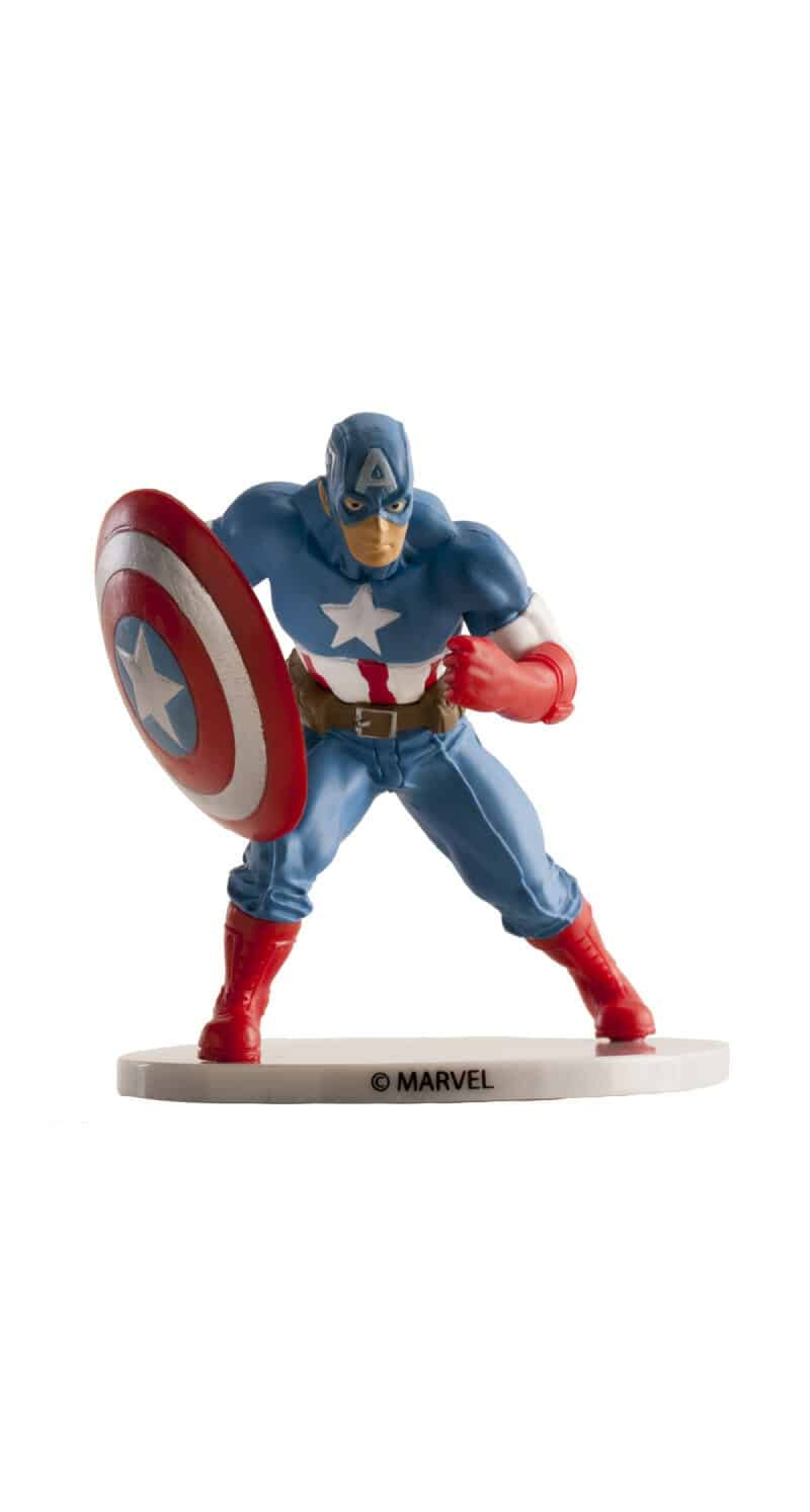 Avengers Captain America Cake Topper (223766) - 9cm