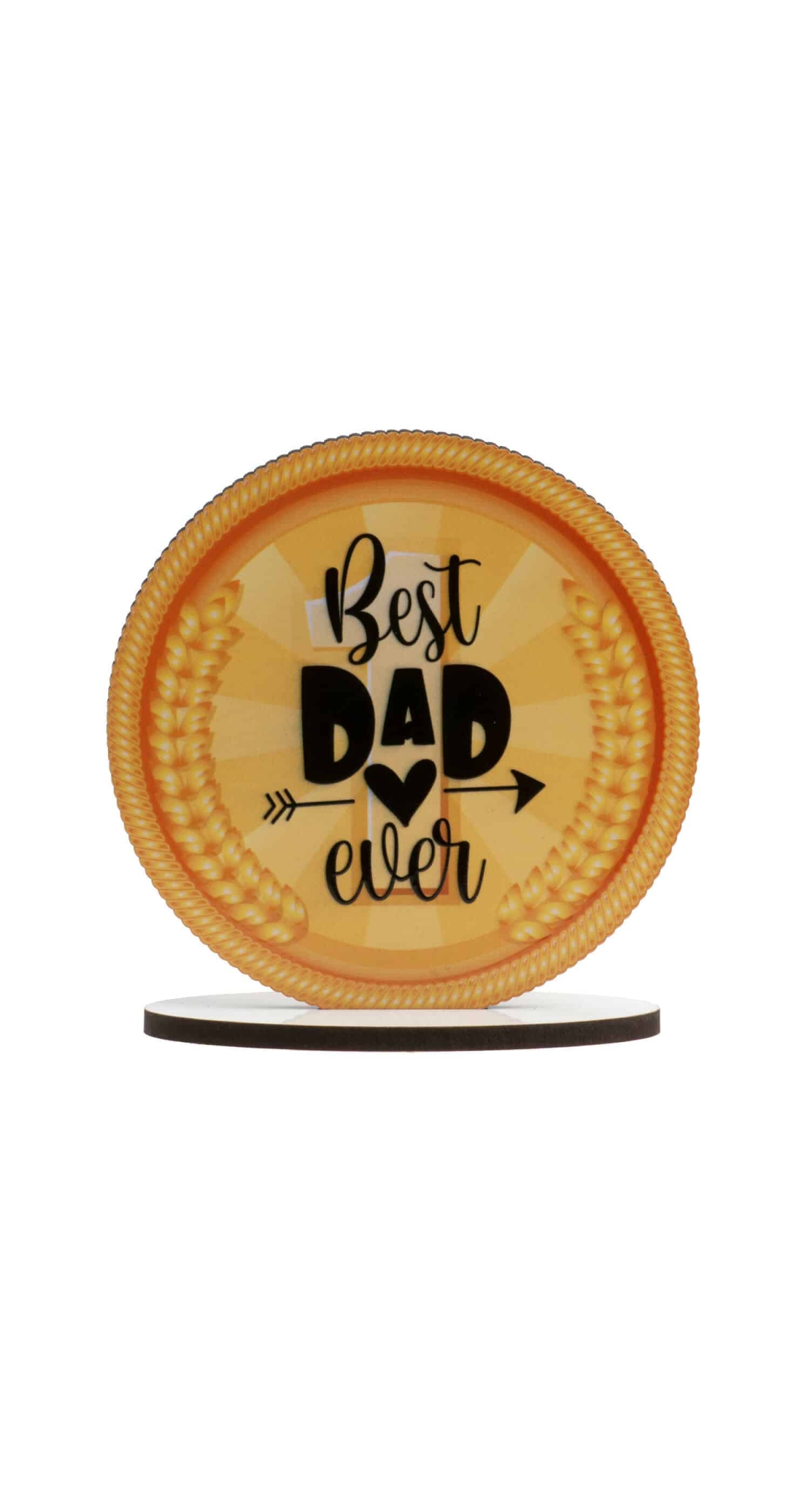 Best Dad Ever Cake Topper - 11.5cm