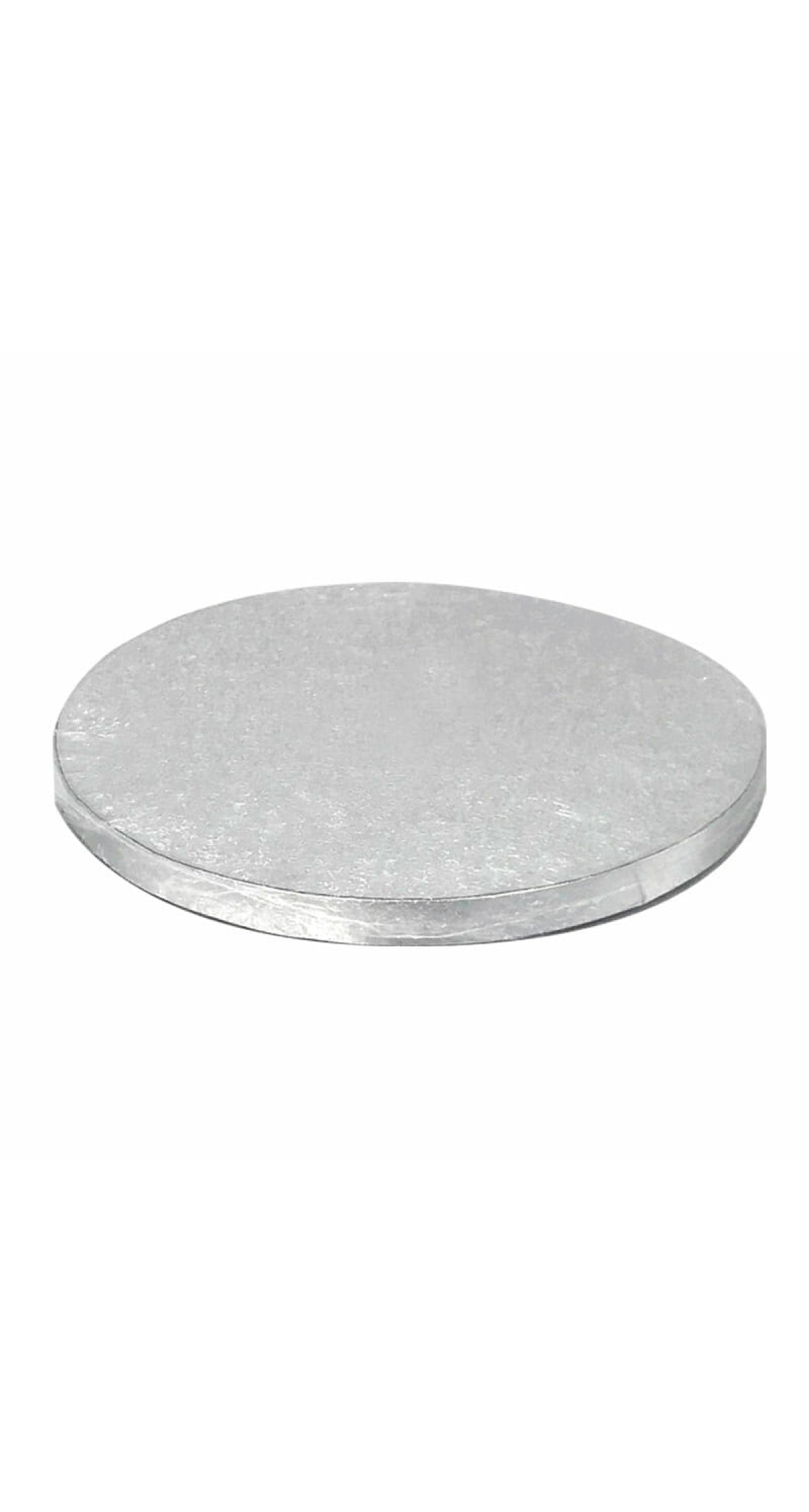 Round Aluminum Cake Board Silver - 450x12mm