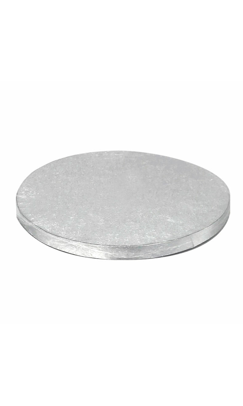 Round Aluminum Cake Board Silver - 450x12mm