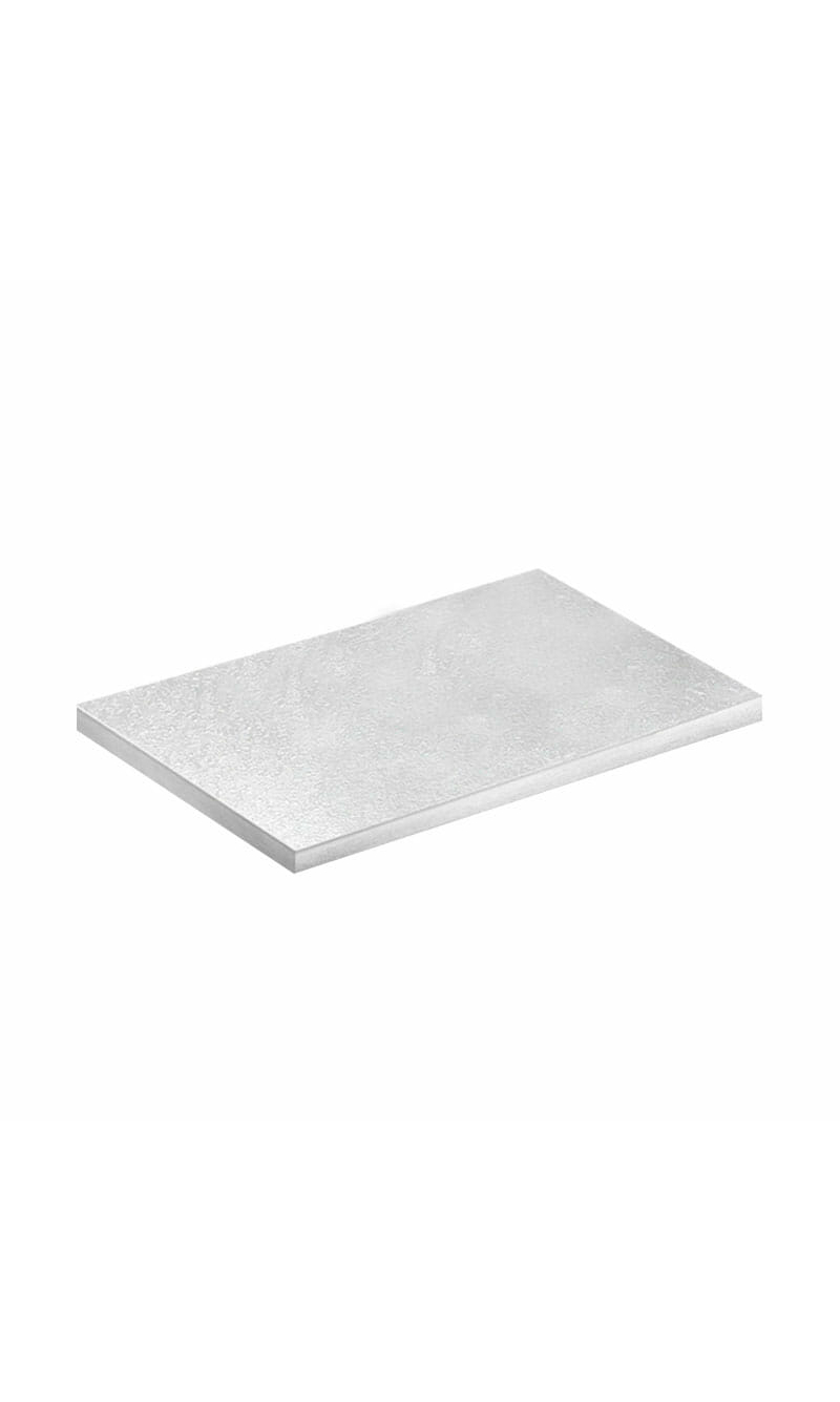 Rectangular Aluminum Cake Board Silver - 350x250x12mm