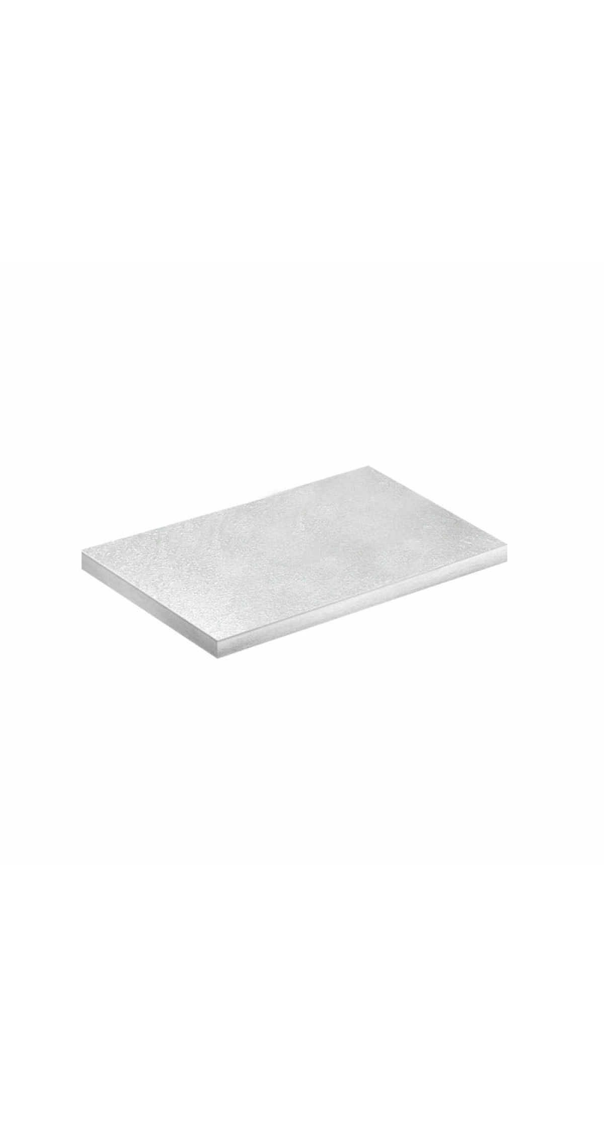 Rectangular Aluminum Cake Board Silver - 300x250x12mm