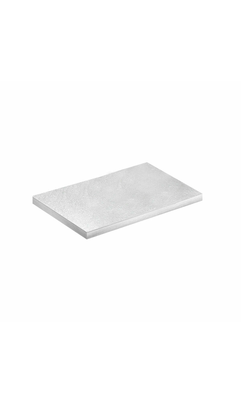 Rectangular Aluminum Cake Board Silver - 300x250x12mm