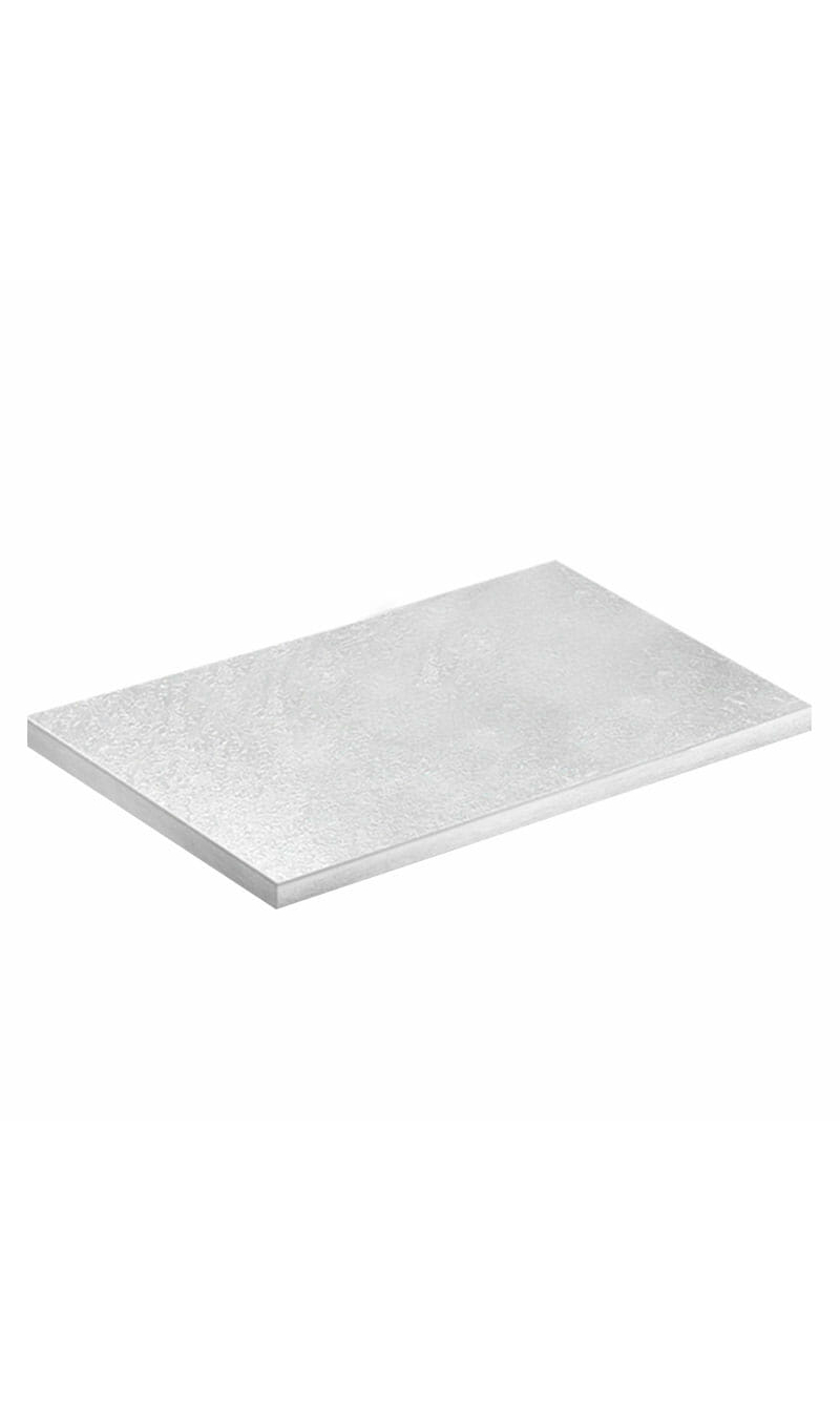 Rectangular Aluminum Cake Board Silver - 350x300x12mm