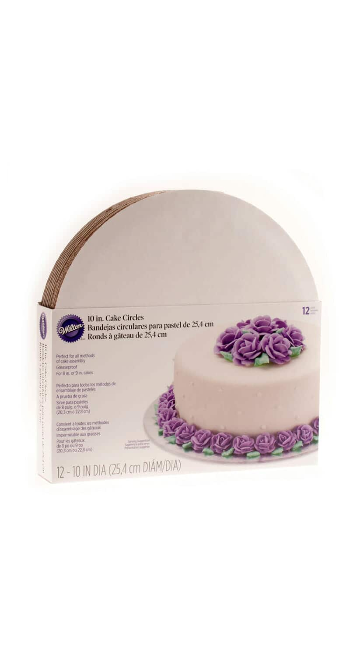 Cake Board Cardboard 25cm - 12pk