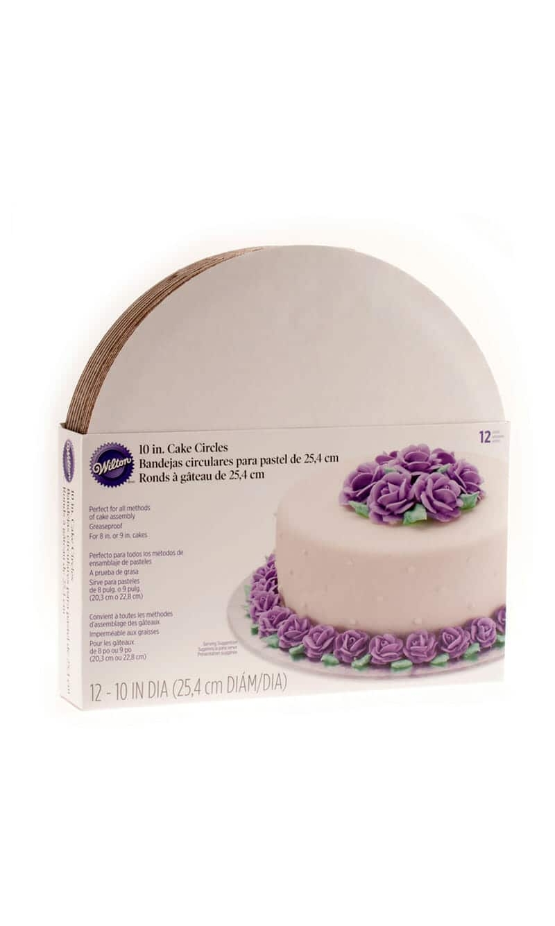 Cake Board Cardboard 25cm - 12pk