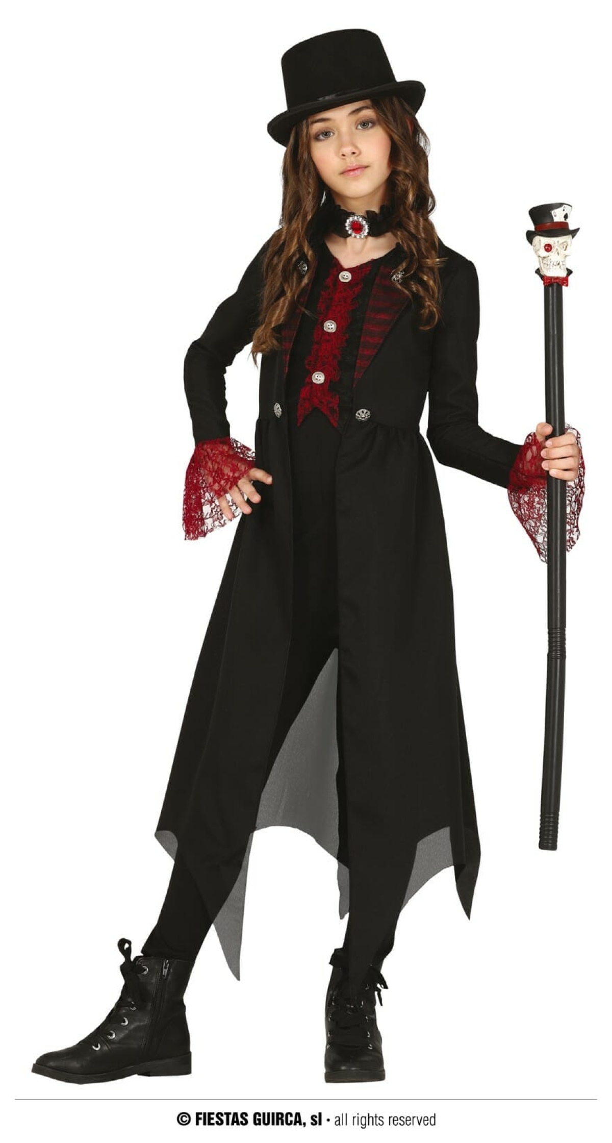 Gothic Girl Child - Age 7 to 9 Years