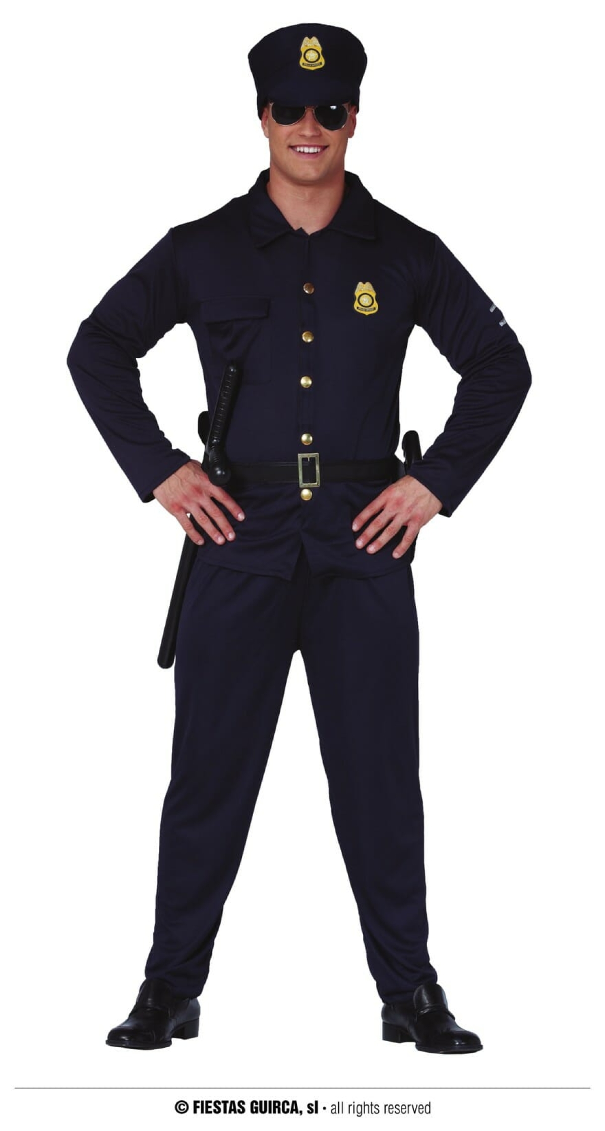 Cool Police Officer - Adult Size Large