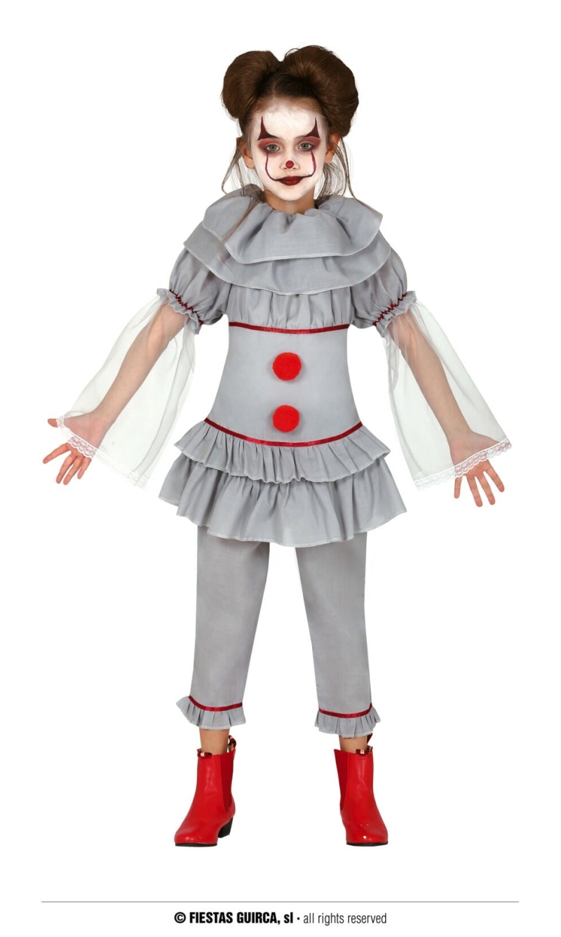 IT Crazy Clown Girl - Age 5 to 6 Years